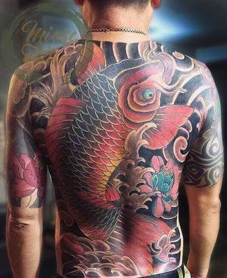 Ý nghĩa hình xăm cá chép - Micae Tattoo & Piercing Studio